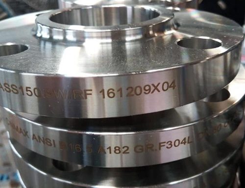 ASTM B16.5 TP304L الفولاذ المقاوم للصدأ WN شفة مزورة